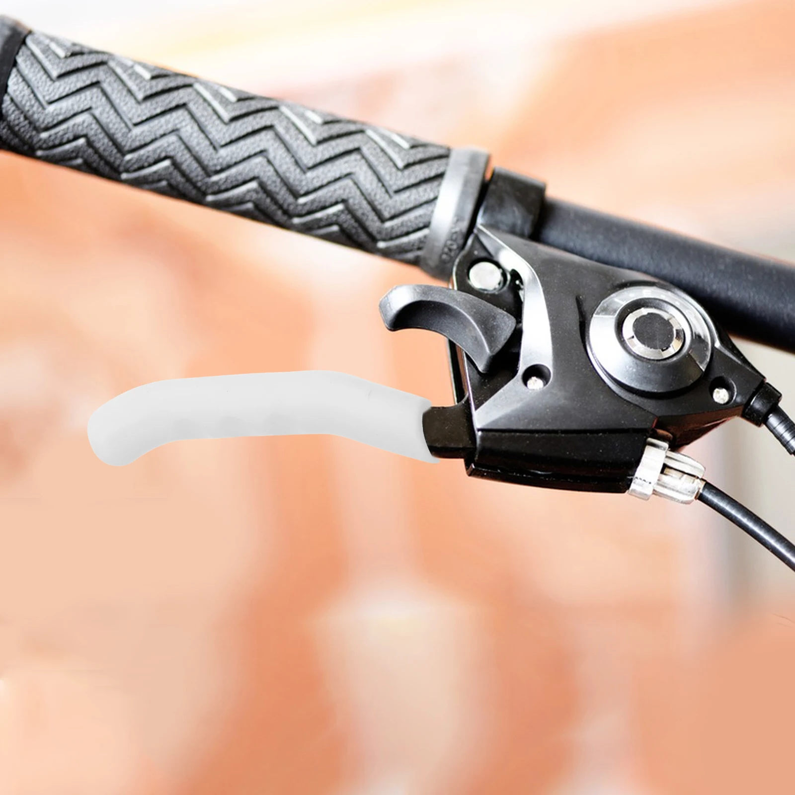 

1 Pair Tpr Anti-Slip Bike Handle Grip Cover Lever Sleeve Universal Fit Mountain Road Folding Bikes Disc Brake Covers Durable