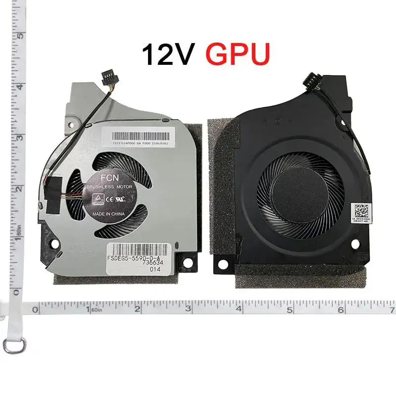 Вентилятор охлаждения ЦП для ноутбука, 12 В