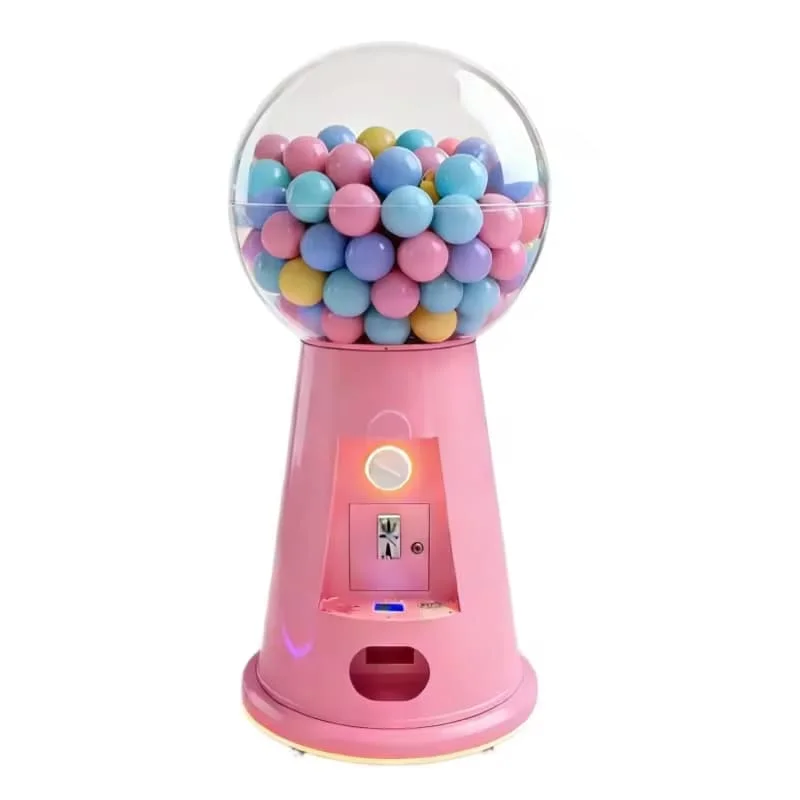 Metal Coin Operated Gachapon Machine 1 Year for 100mm Capsules Multi Payment System for Shopping Mall Amusement