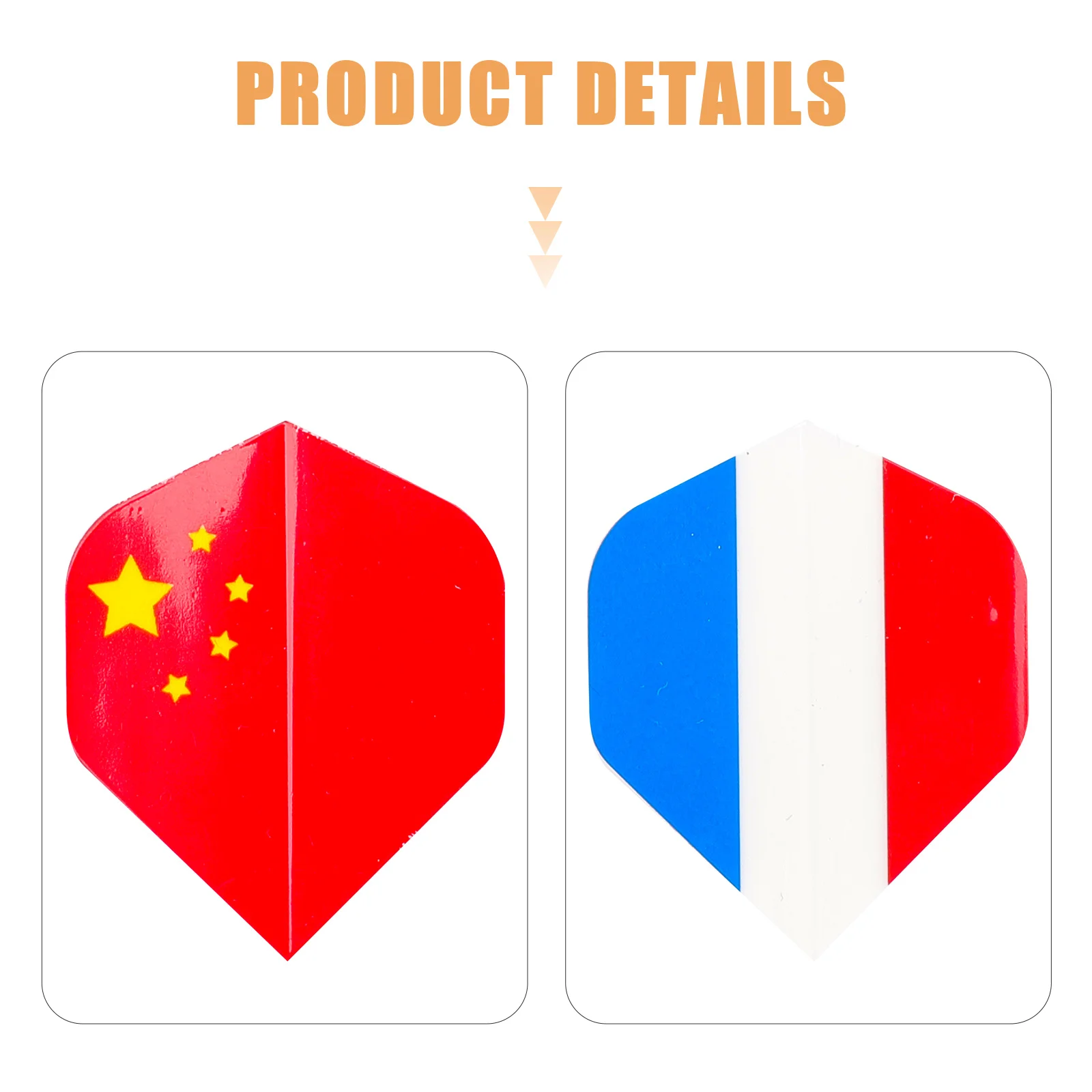 

27 Pcs Dart Wings Replaceable Portable Tail Lightweight Tails for Smooth Flying Flight The Pet