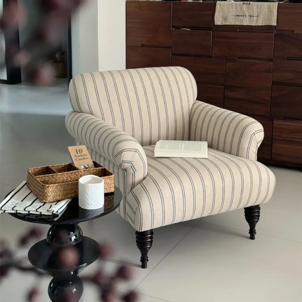 

Modern Vintage Chairs Living Room Lumbar Support Sofa Relax Lounge Armchair Bedroom Balcony Fauteuil Salon Home Accessories