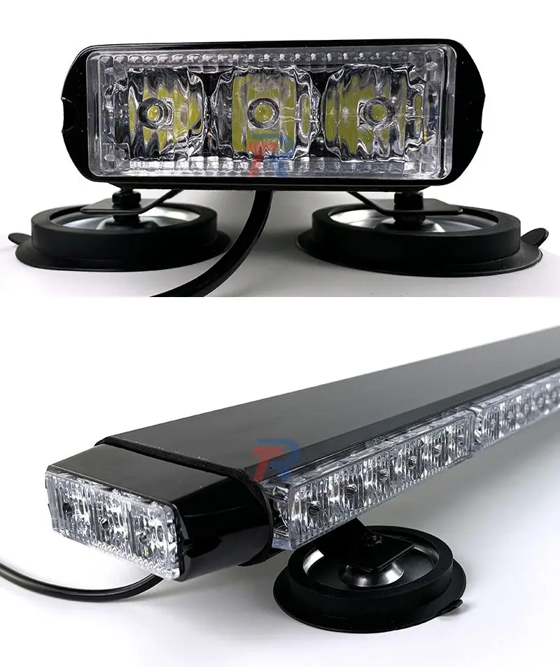 Magnet Mount LED Strobe Light bar Four Side Led  Stick bar Light Emergency Recovery Truck LED Traffic Advisor Light bar