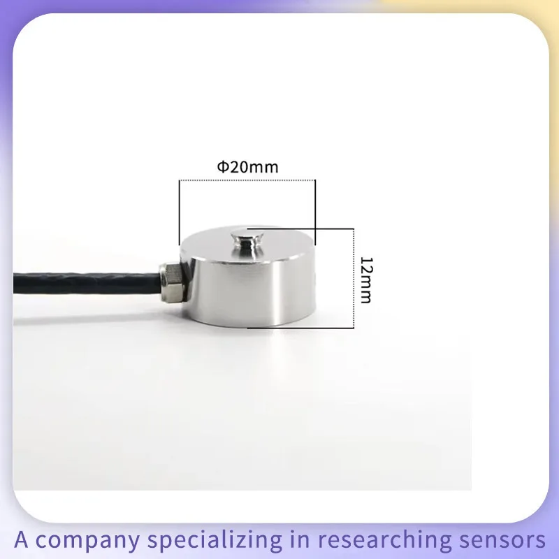 20mm Load Cell LTW-20 Small Volume Capsule Weighing Sensor for Press Machine Pressure Detection Product Testing Automation