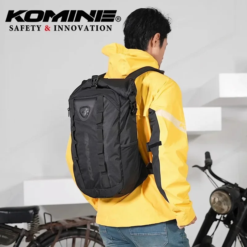 KOMINE SA-253 Motorcycle Backpack 22L Four Seasons Motorcycle Travel Detachable Waterproof Lining Large Capacity Riding Backpack