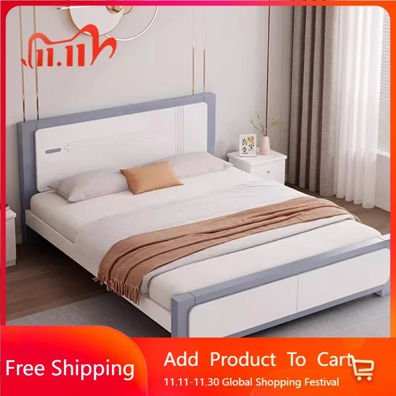 

Design Tatami Bed Double Bedroom Queen Luxury King Size Bed Castle Space Saving Beauty Simple Beliche Lounge Suite Furniture