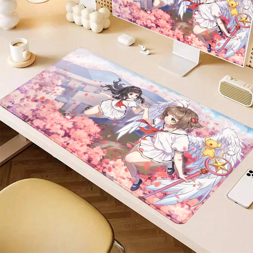 Sakura Cardcaptor Variety Sakura Anime PC, accesorios deportivos electrónicos, teclado de gabinete, alfombrilla para juegos, almohadilla grande XXL