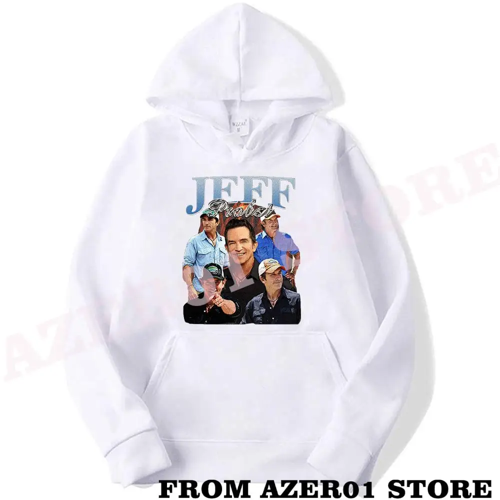 Jeff Probst Survivor TV Series Merch Hoodies Winter Men/Women Hooded Sweet Streetwear Long Sleeve Logo Sweatshirt