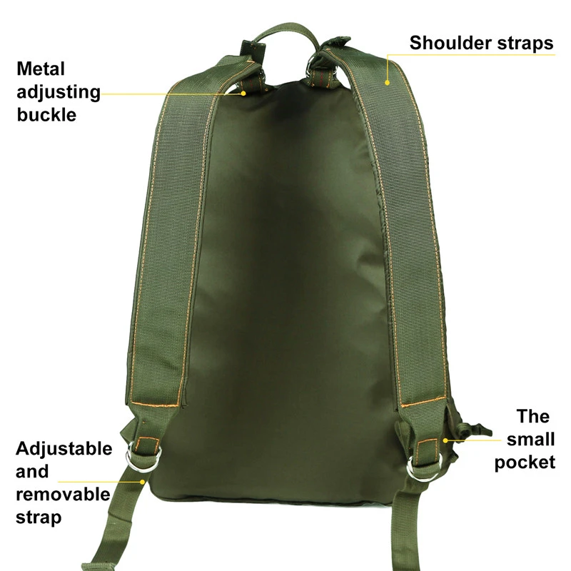 Air Force Parachute Buckles Rucksacks Nylon Tactical Backpack Deployment Bag Outdoor Rucksacks Travel Camping Backpacks