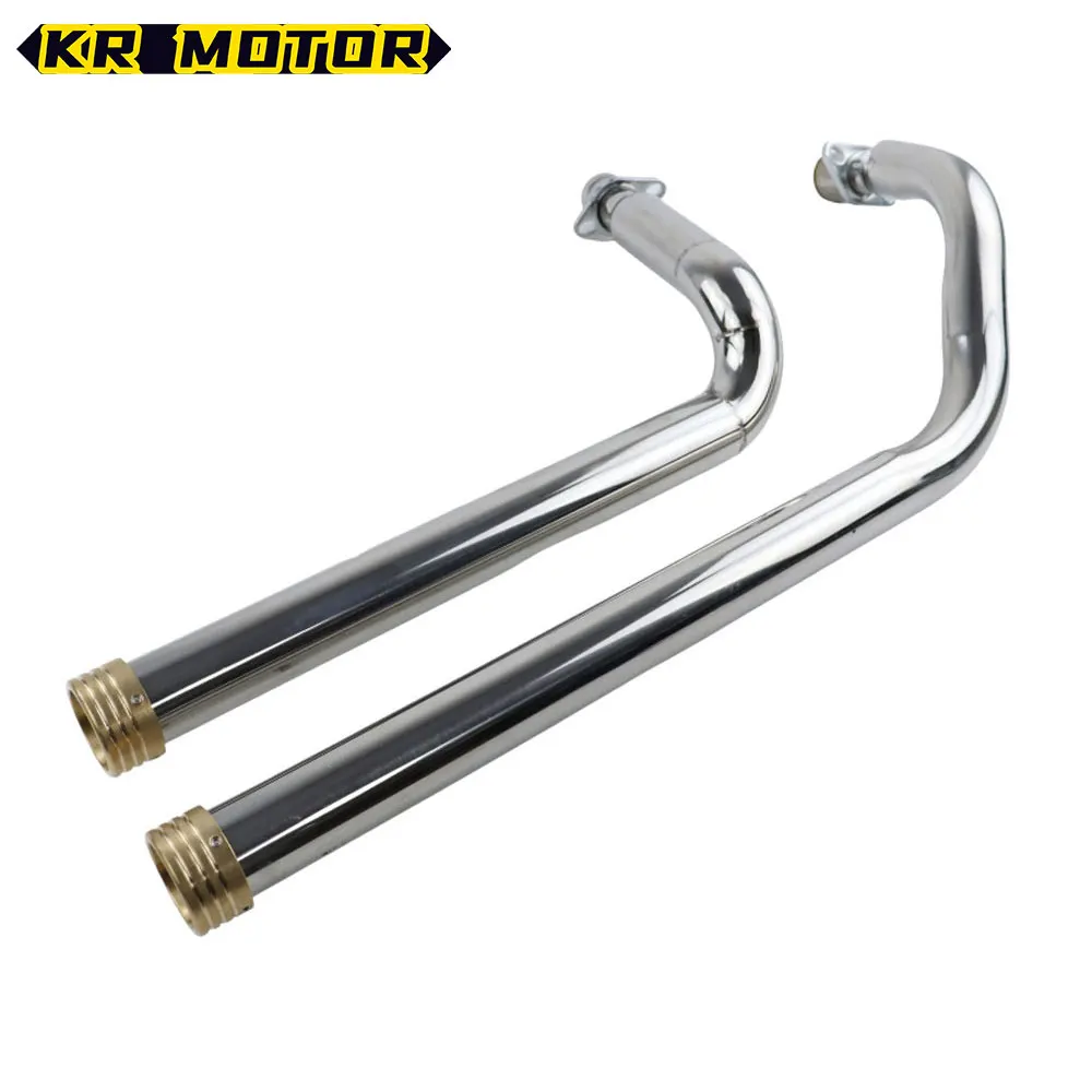 

For Honda Steed Shadow 400 600 VT600C VT600 VLX400 VLX600 Motorcycle Exhaust Pipe Stainless Steel Full Muffler System Silencers