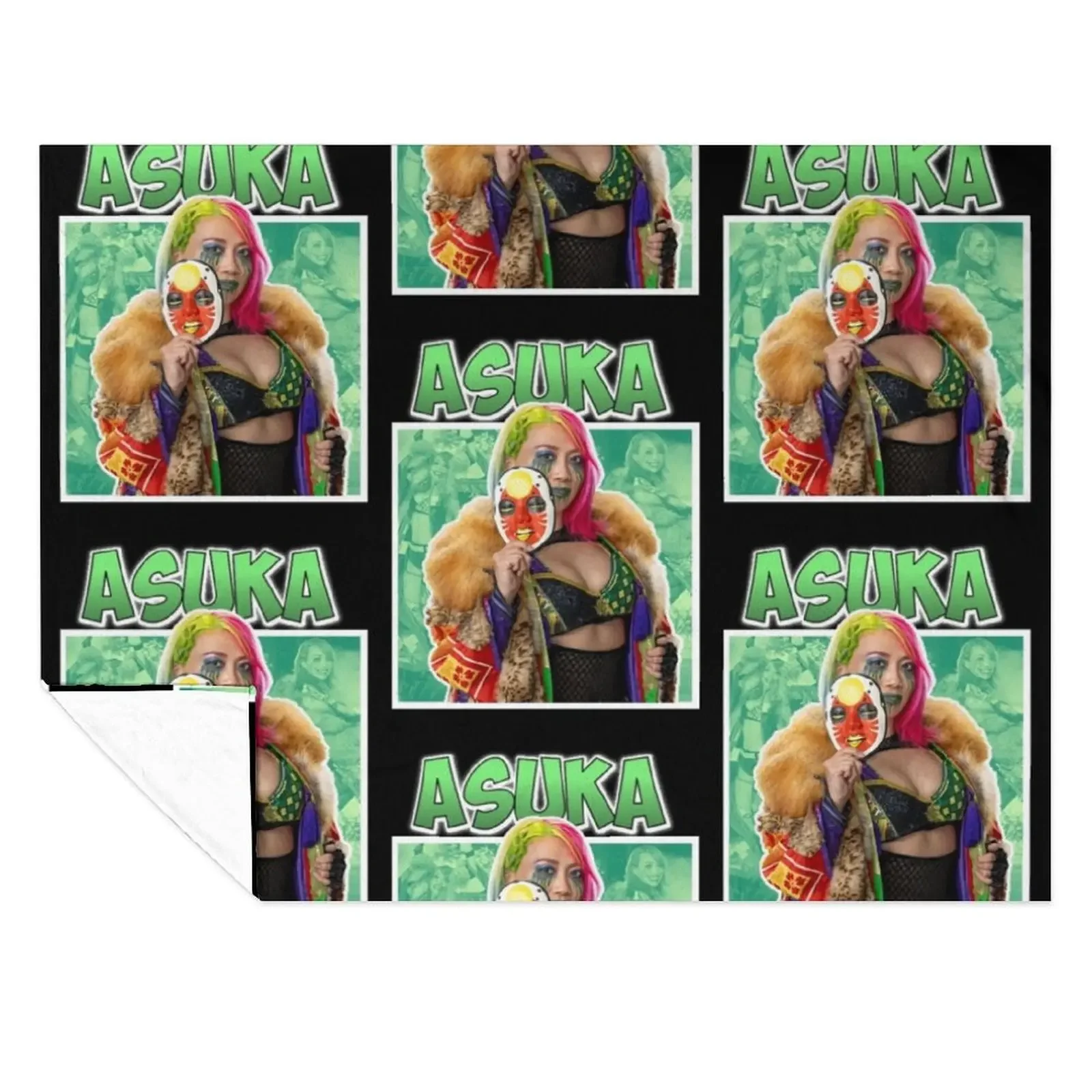 

Asuka Throw Blanket For Baby Plaid on the sofa funny gift Sofa Quilt Blankets