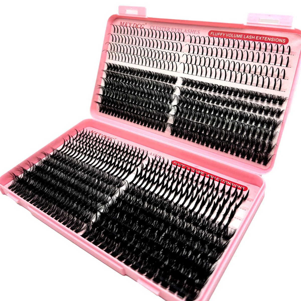 60d-100d inferior & espetado cílios clusters volume individual cílios cluster extensões picos cílios clusters diy fada/manga cílios