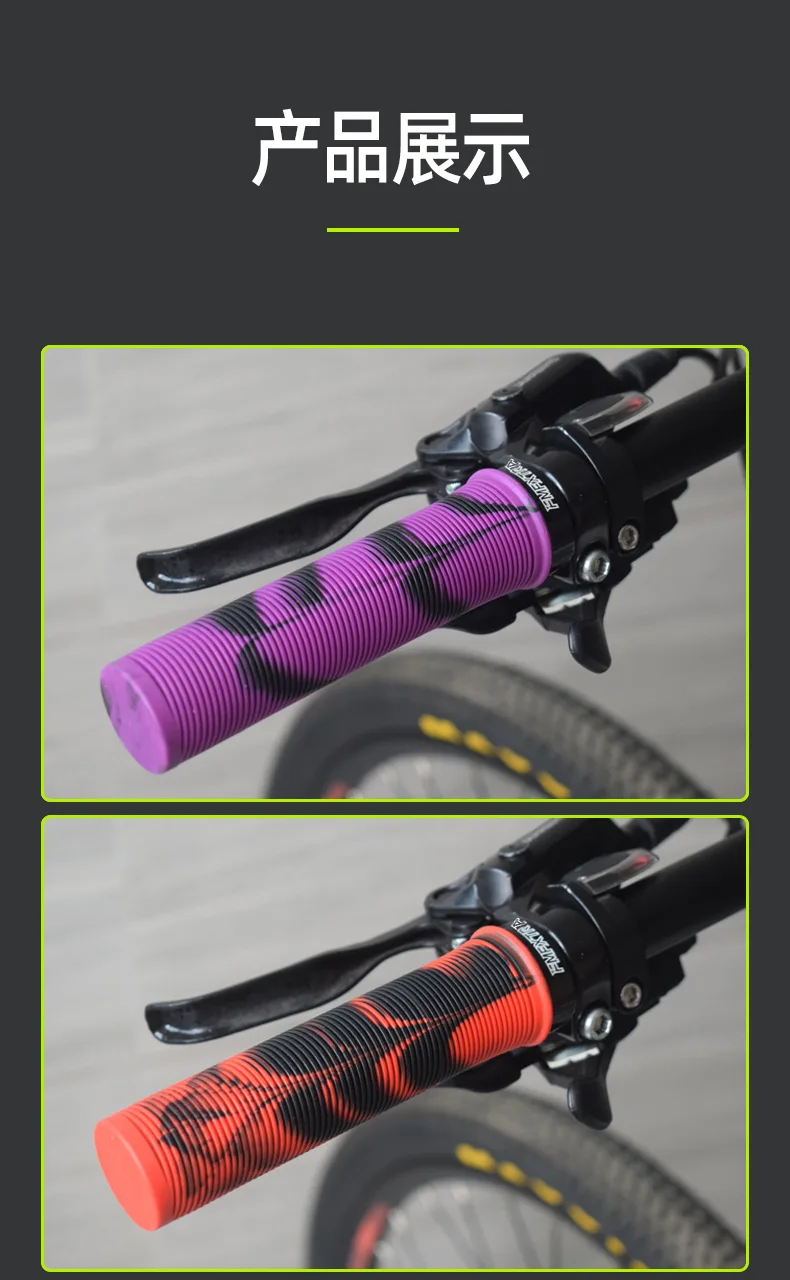 Fahrradlenkerüberzüge, Mountainbike-Gummilenker, klappbare Mountainbike-Griffe, bequeme, stoßdämpfende Fahrradgriffe – Detail 8