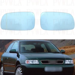 For Audi A3 / S3 / Sportback / quattro 2001 2002 2003 EUR Market Rear View Heated Blue Mirror Glass 8D0857535E 8D0857536E