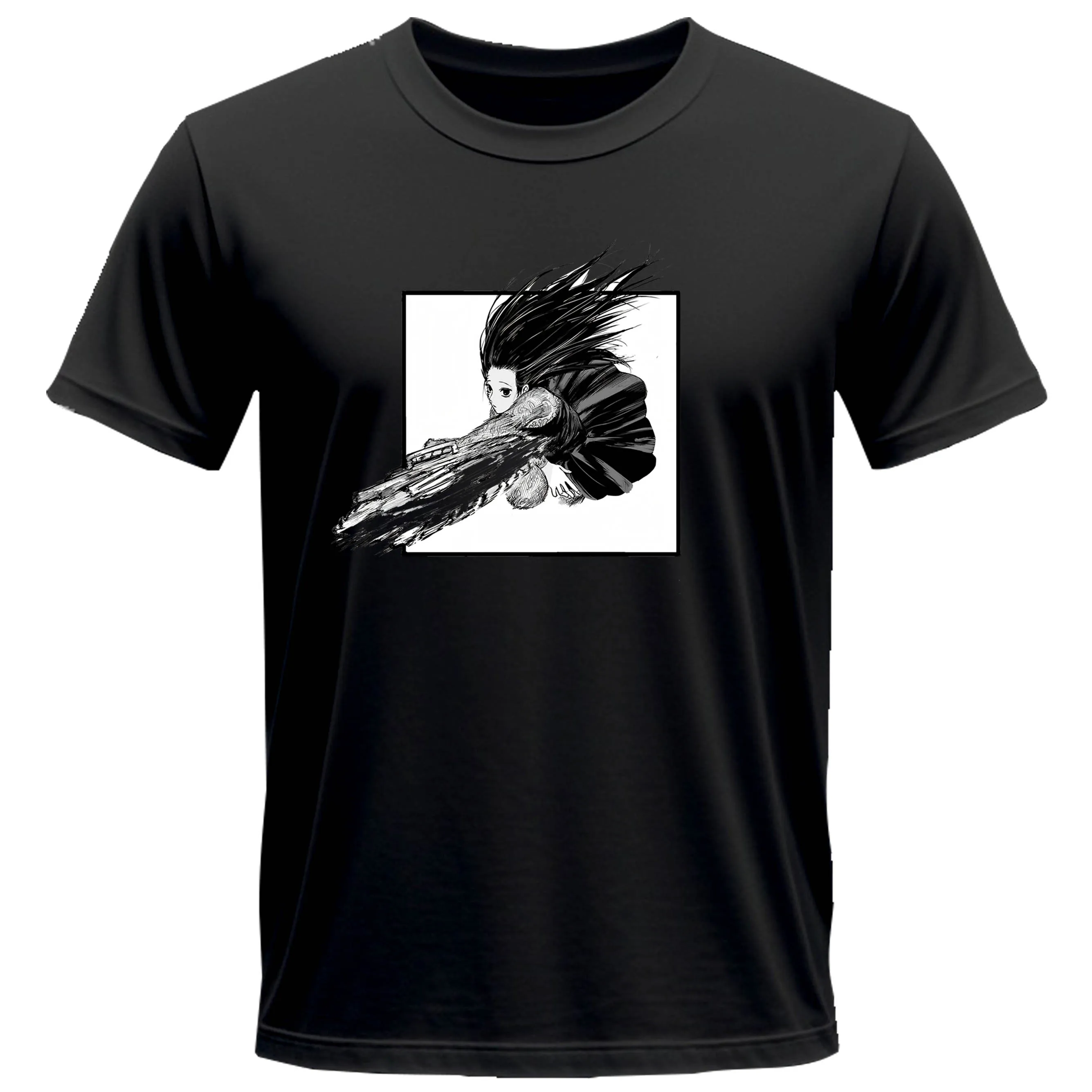 Sakamoto Days Anime graphic T shirt  men's and women's 100% cotton crewneck hiphop short-sleeved casual breathable T-shirt