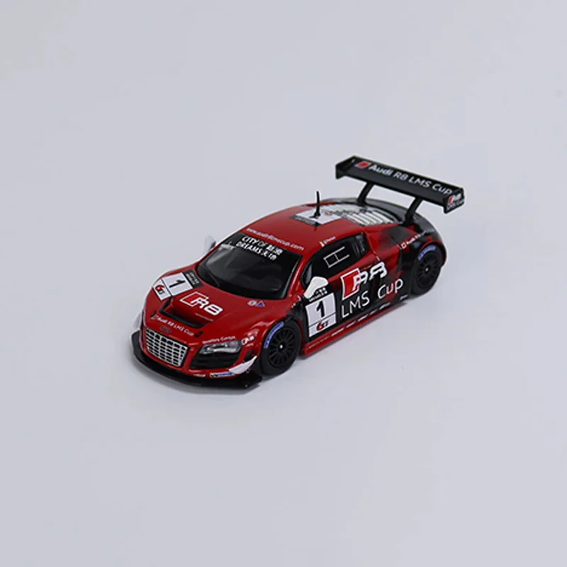 In Stock Poprace 1:64 Audi R8 Lms Ultra Alloy Miniature Diecast Model Audi R8 Lms Cup #1 #38 Racing Car Model Custom Toys Gift