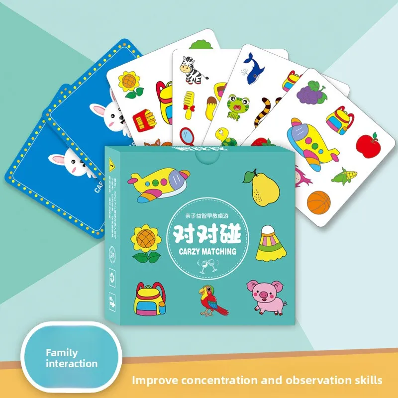 

Children's Educational Memory Cards Early Learning Cards Parental Interaction Board Games Educational Toys