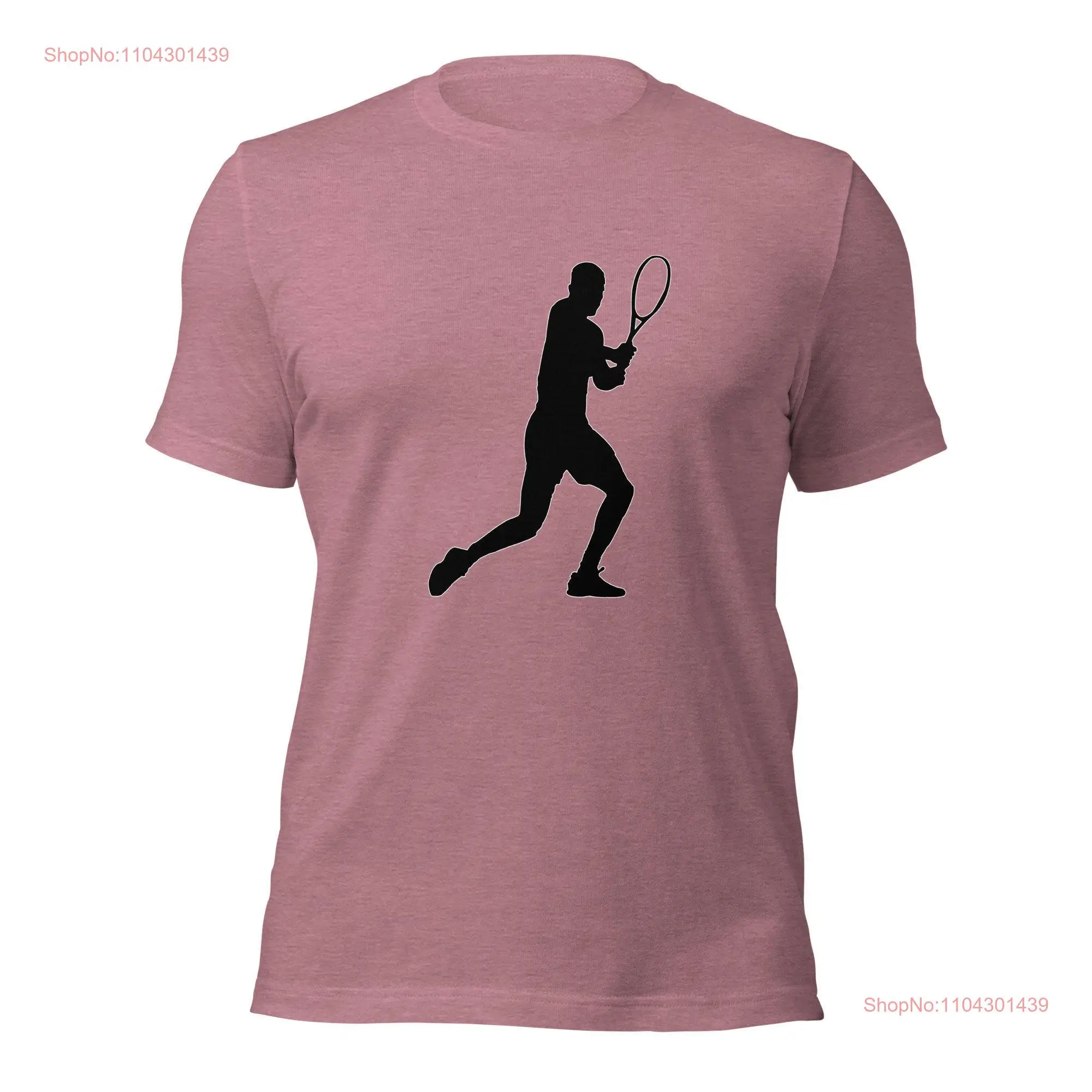 Carlos Alcaraz Tennis Black Silhouette Cotton  T Shirt long or short sleeves