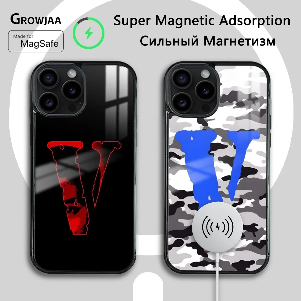 

999 V-vLONe-s-Sticker Phone Case For iPhone 16 15 14 13 12 11 Pro Max Plus Mini Magsafe Mirror Wireless Magnetic Cover