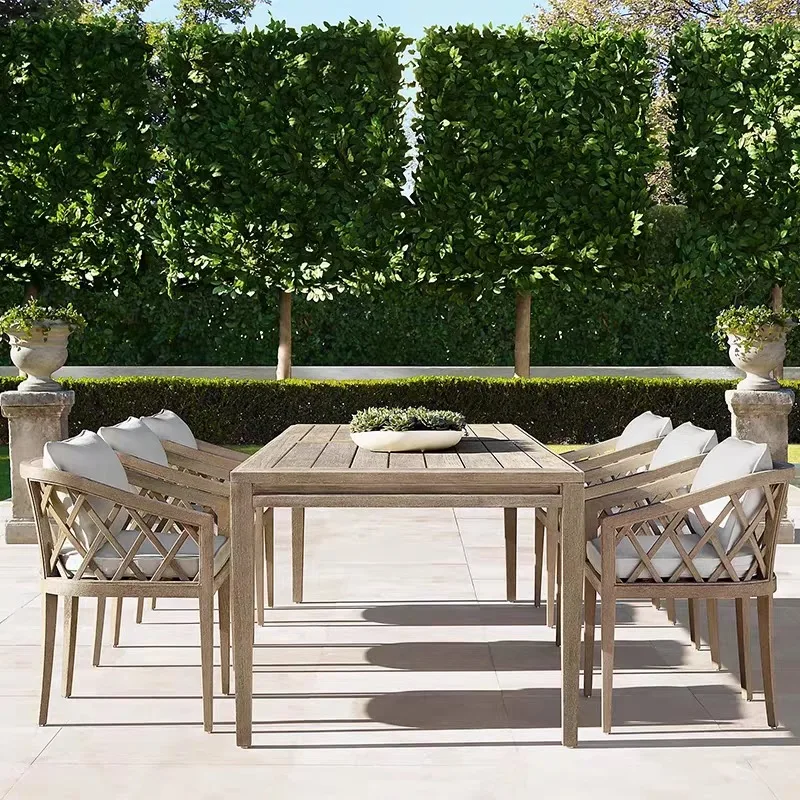 

Современные роскошные уличные диваны, кресло с откидной спинкой, вечерние деревянные плетеные садовые диваны из ротанга, продвинутая мебель для отелей, Gartenstuhl Lshysf