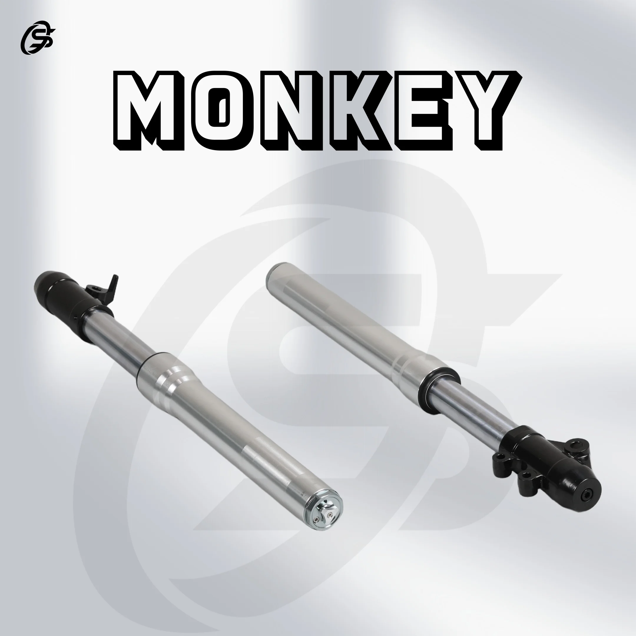 Monkey Z50 540mm Front Shock Absorber 45mm Silver Shock Absorption Rebound Speed Adjustable Motorcycles Parts