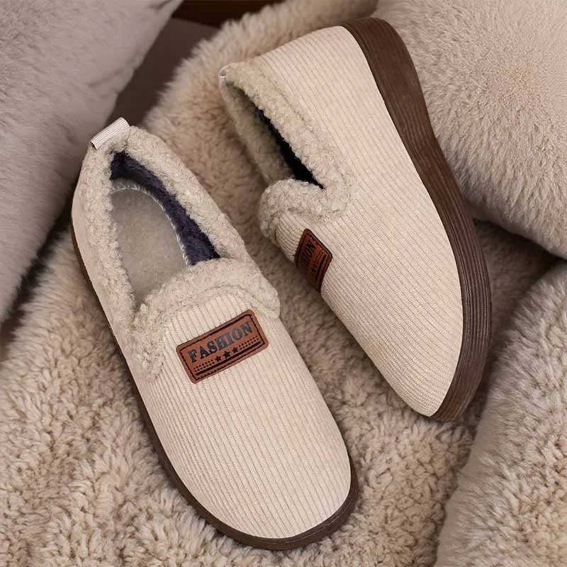 

Autumn and Winter New Women's Warm Comfortable and Casual Home Cotton Slippers with Added Plush and Thick Cotton Boots