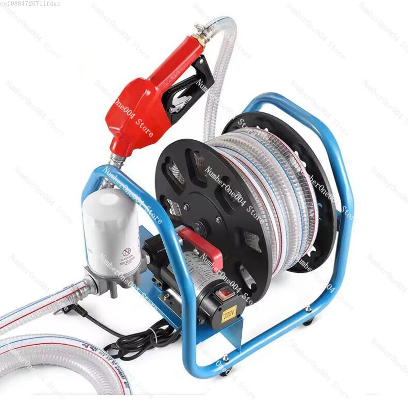 

Surprise Price 380W Electric Oil Pump Diesel 12V24V220V Volt Tanker Vehicle Small Pump Equipment Portable Pump 50