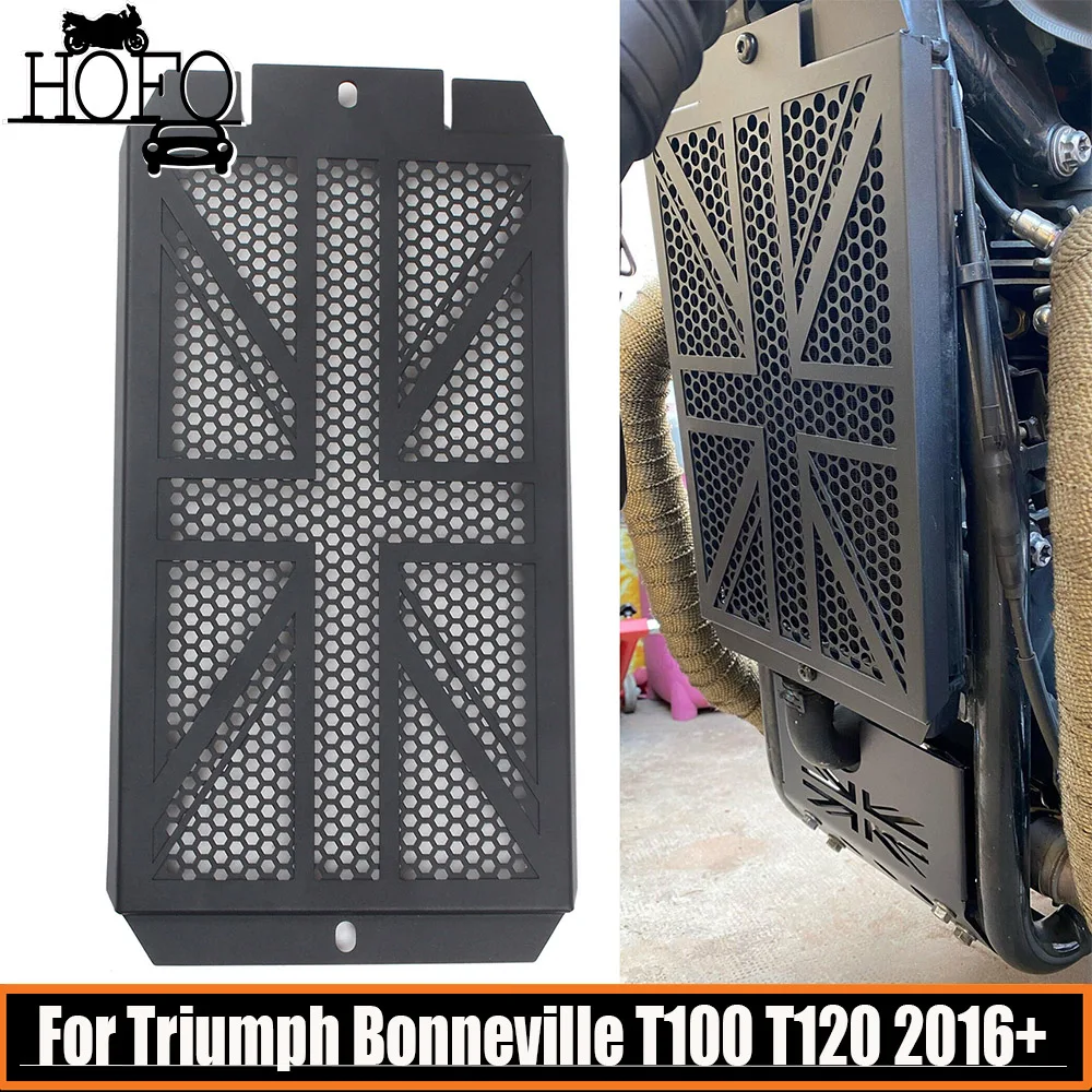 

Motorcycle Radiator Cover Engine Guards Water Tank Protector Dustproof Waterproof For Triumph Bonneville T100 T120 2016-UP