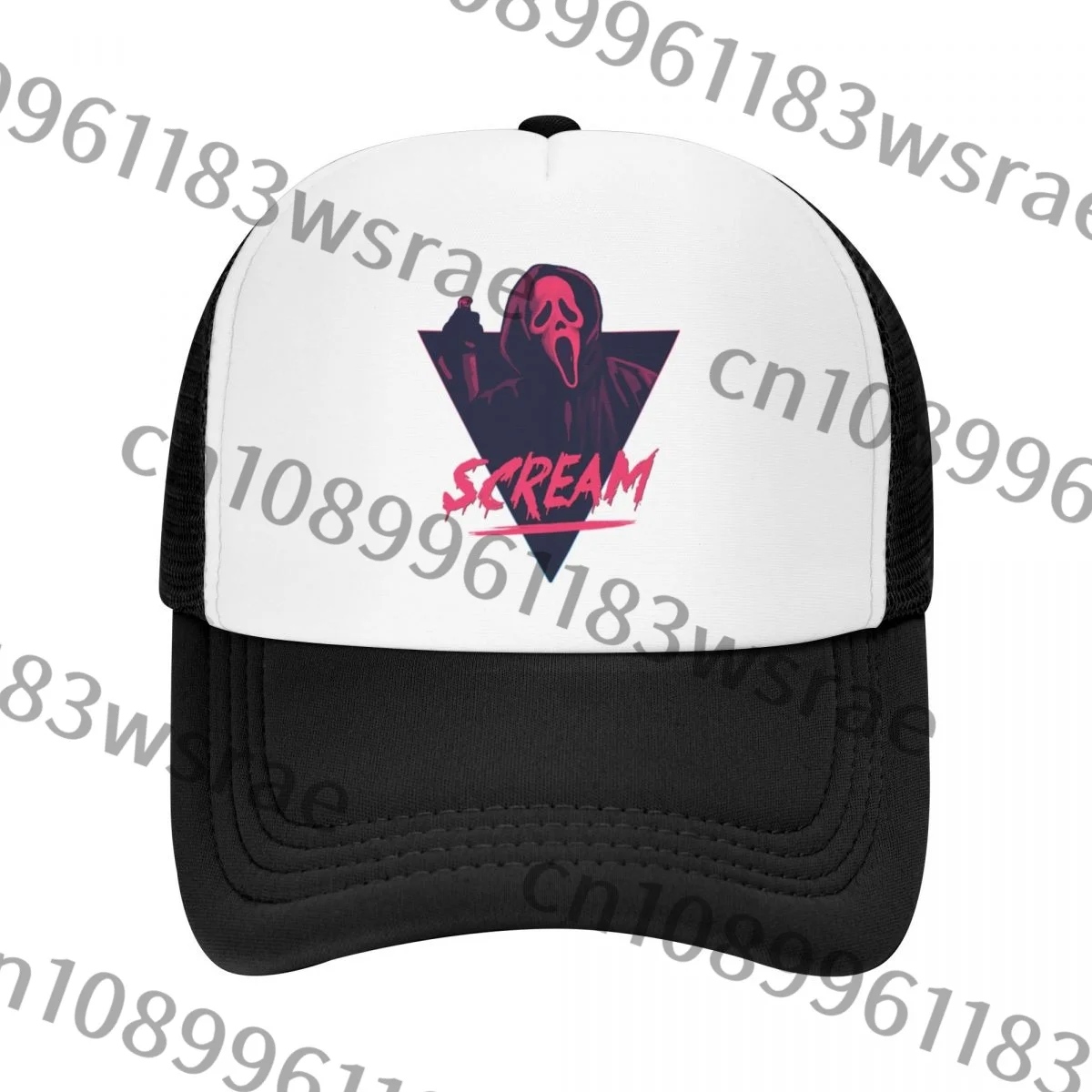 Scream Movie - 80s Design A Czapki z daszkiem Czapki typu Trucker