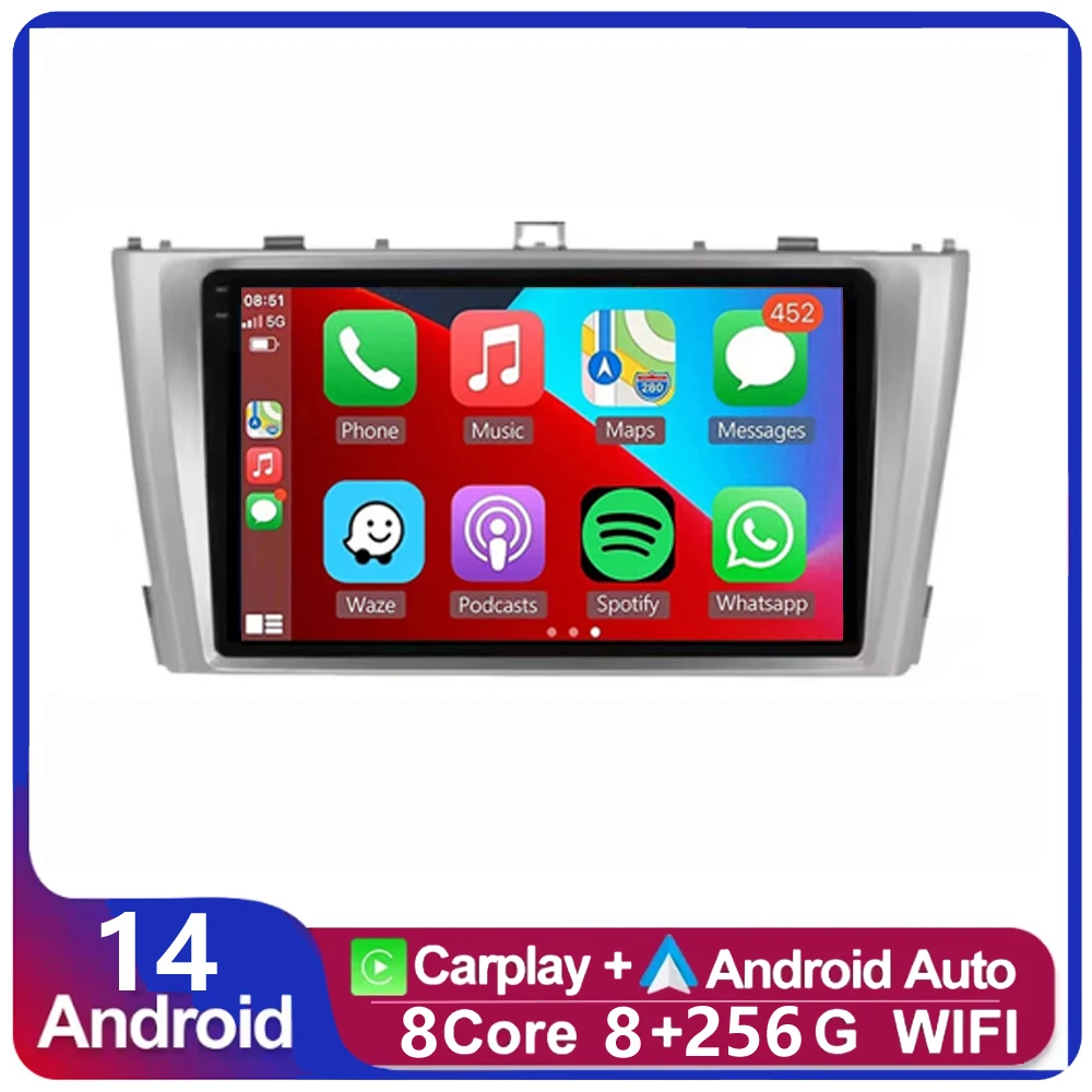 

Wireless Carplay Auto WIFI+4G For Toyota Avensis T27 2008 - 2015 Navigation GPS Multimedia Video Player Stereo FM DSP RDS