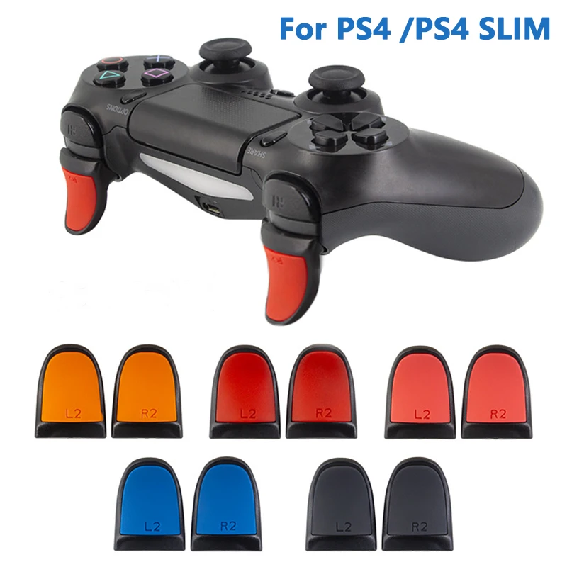 

1 пара отличных кнопок для удлинения ручки для PS4/PS4 SLIM ABS PS4 Game Handle L2 R2, удлинитель для кнопок, аксессуары для видеоигр