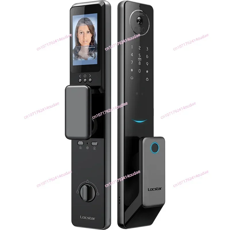 

Automatic 3D facial recognition graffiti smart lock anti-theft door password lock cat eye visual fingerprint lock home