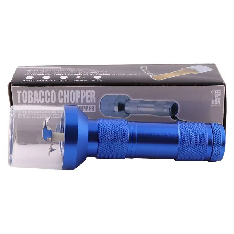 Electric Torch Pattern Aluminum Crusher Crank Leaf Smoking Grinder Spice Muller Machine