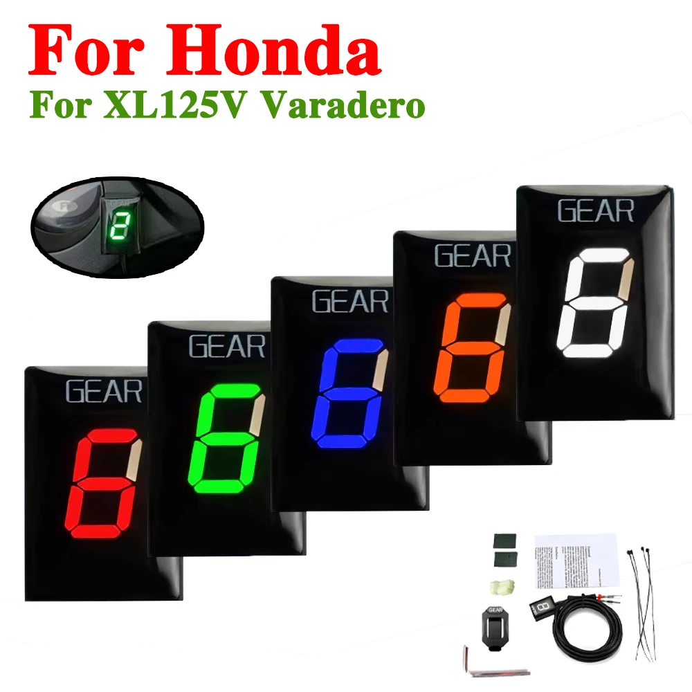 Indicador de engranaje Ecu pantalla de velocidad medidor de pantalla de engranaje para Honda XL125V 125 Varadero 125 XL 125 V XL 125V accesorios de motocicleta