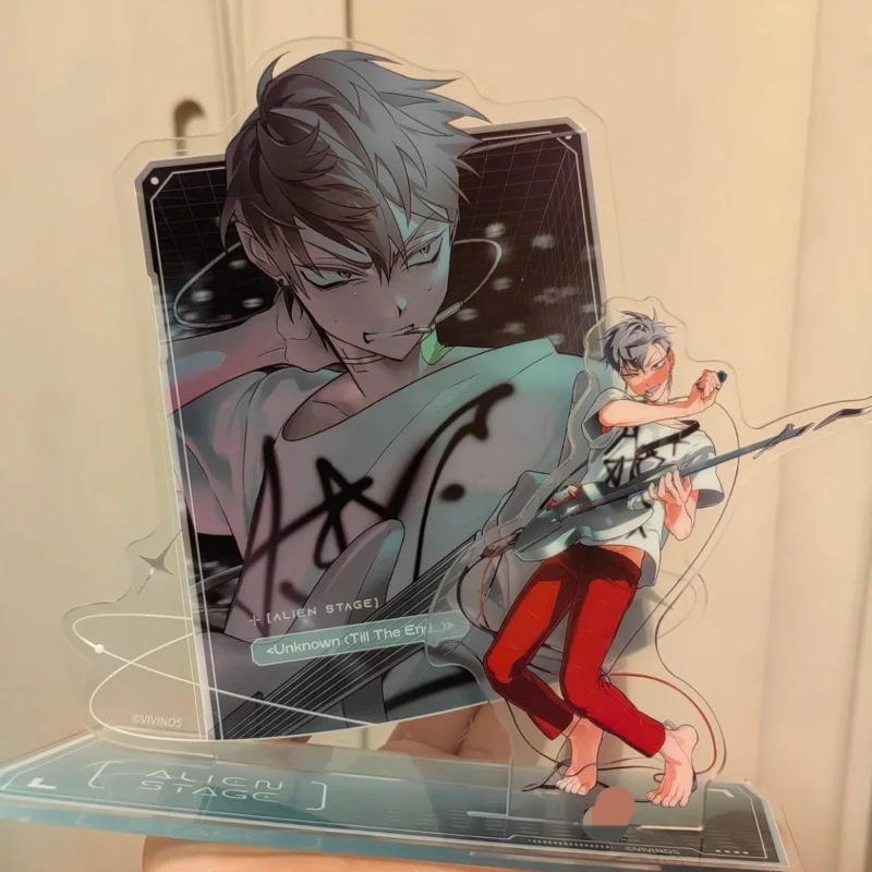 Anime Alien Bühne Mizi Sua Till Ivan Hyuna Cosplay Stehende Platte Kawaii Acryl Figur Stand Zubehör Ornament Prop