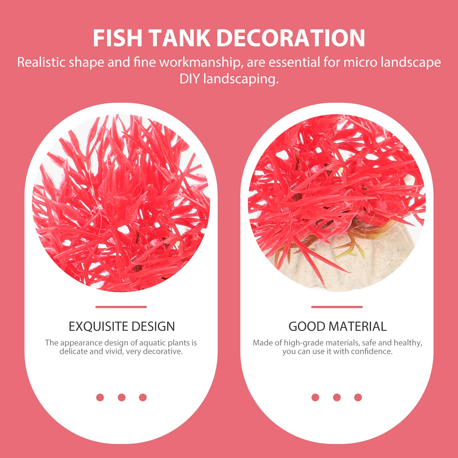 

20pcs Simulated Plastic Water Plants Fish Tank Decorations Compact Aquarium Grass Realistic Fake Plant Household Pet Supplies