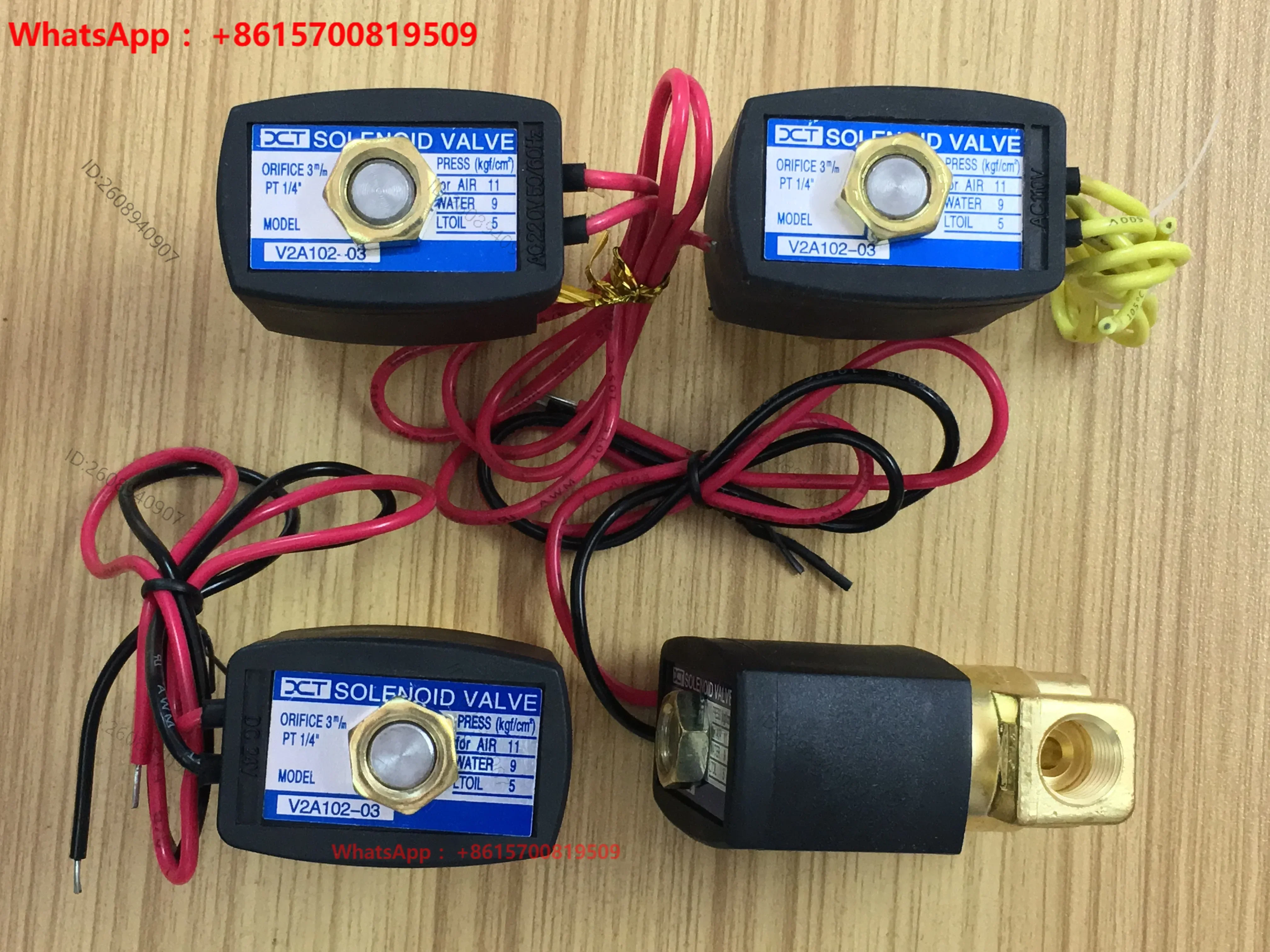 V2A102-0304 two-way solenoid valve 2 points DC24V boutique high temperature pneumatic switch 220AC blowing control valve