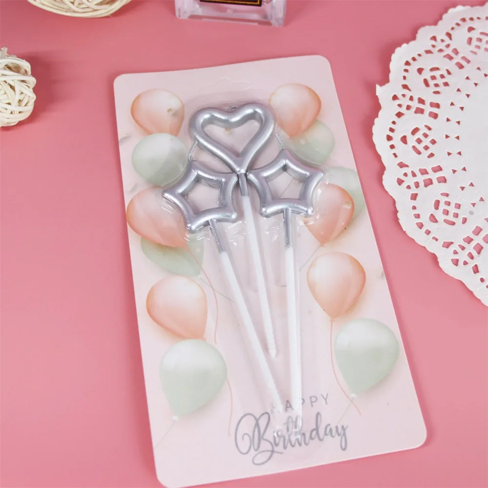 Geburtstagskerzen mit Farbverlauf in Blau, 6/24 Stück, metallische Kuchenkerze für Geburtstagsfeier, eisblaue Geburtstagskuchen-Cupcake-Dekorationen – Detail 23