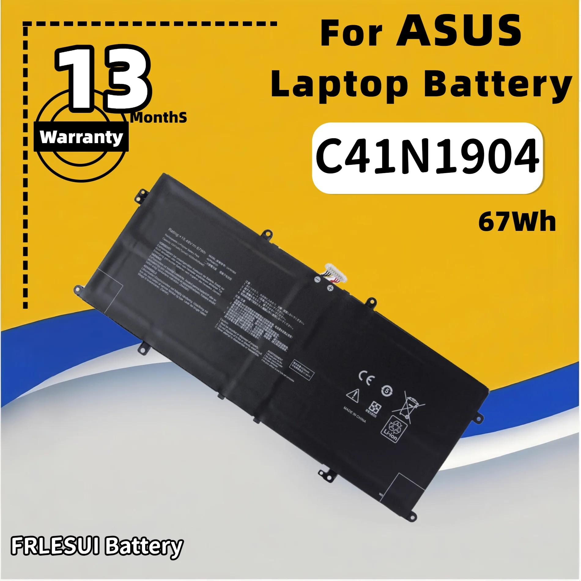 

FRLESUI для ASUS ZenBook 14 UX425UA UM425IA UX425EA UX425JA BX325JA UX325EA UX325JA UX363EA C41N1904 аккумулятор для ноутбука