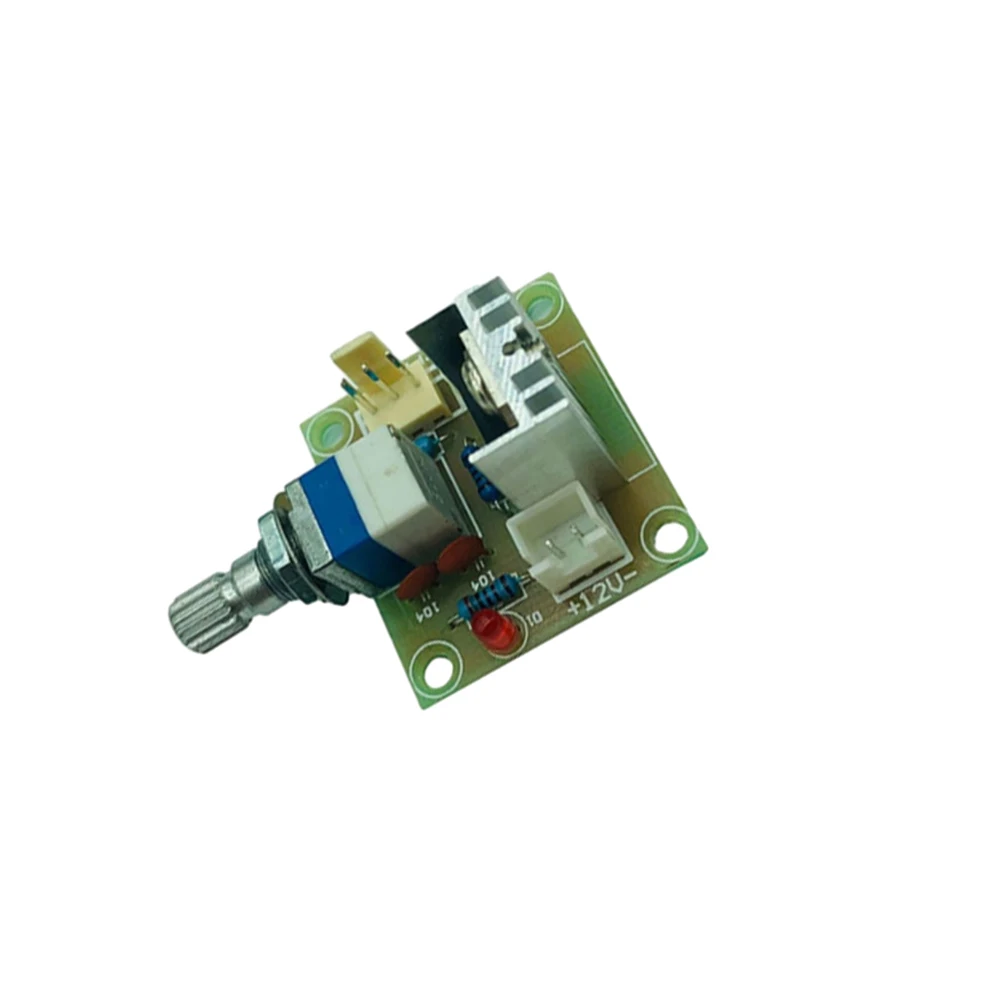 LM317 Voltage Regulator DC3.25-15V Motor Speed Controller Regulator Brushless Motor Fan Speed Control Power Regulator with Knob