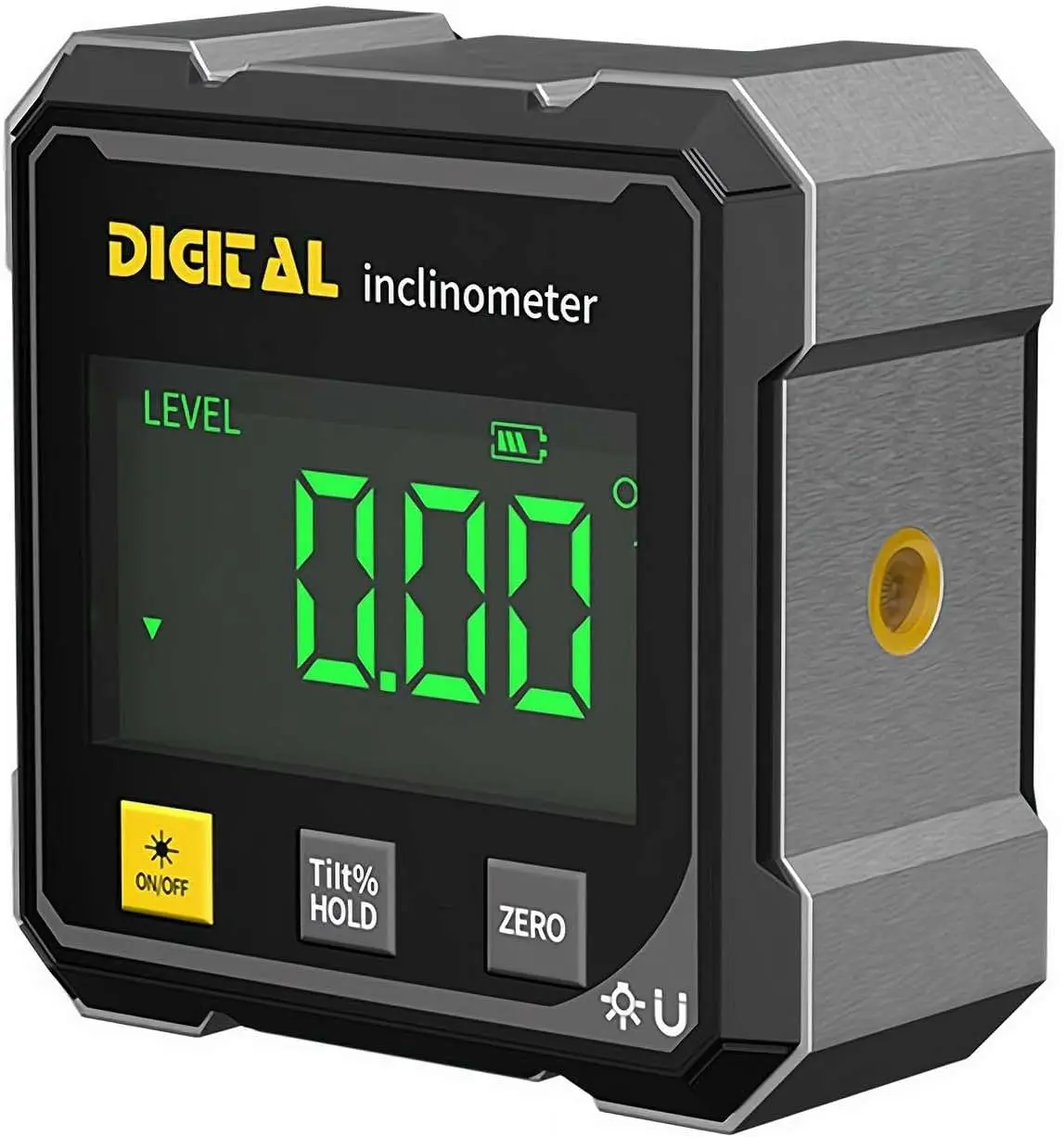 Pocket Digital Level Protractor Inclinometer Professional Digital Display Angle Gauge 360 Degree Magnetic Electronic Level Laser
