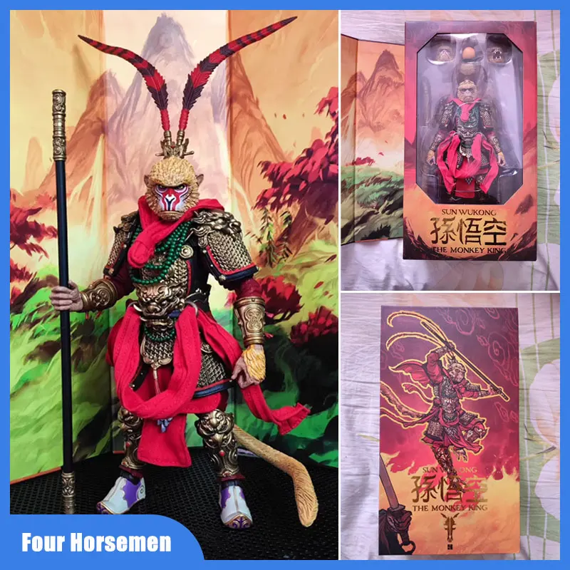 

In Stock Four Horsemen Mythic Legions Sun Wukong The Monkey King Golden Sage 1/12 Action Figure Model Collection Toys Gift