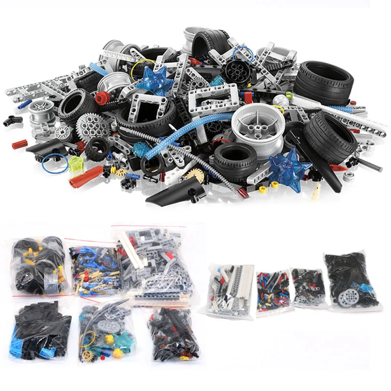 

514-853 Pcs/Pack MOC Building Blocks Bricks Parts Kit fit for Robot EV3 45544 Core Set Mindstorms EV3 9898 Parts 45560 Diy Toys