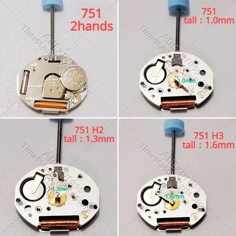 Movimiento de reloj 751/753/762/763/775/785/705/715 Swiss Randa nuevo movimiento Original