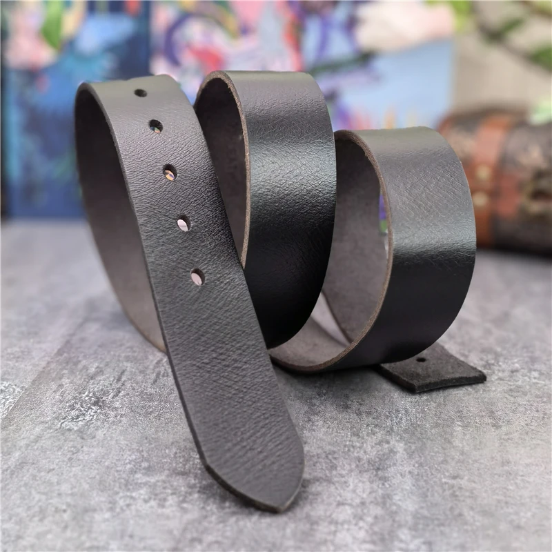 3,8 cm Top Geauine Ledergürtel ohne Schnalle Mann Gürtel Ceinture Homme Herren Ledergürtel ohne Schnallen für Männer 105-125cm sp05 – Detail 16