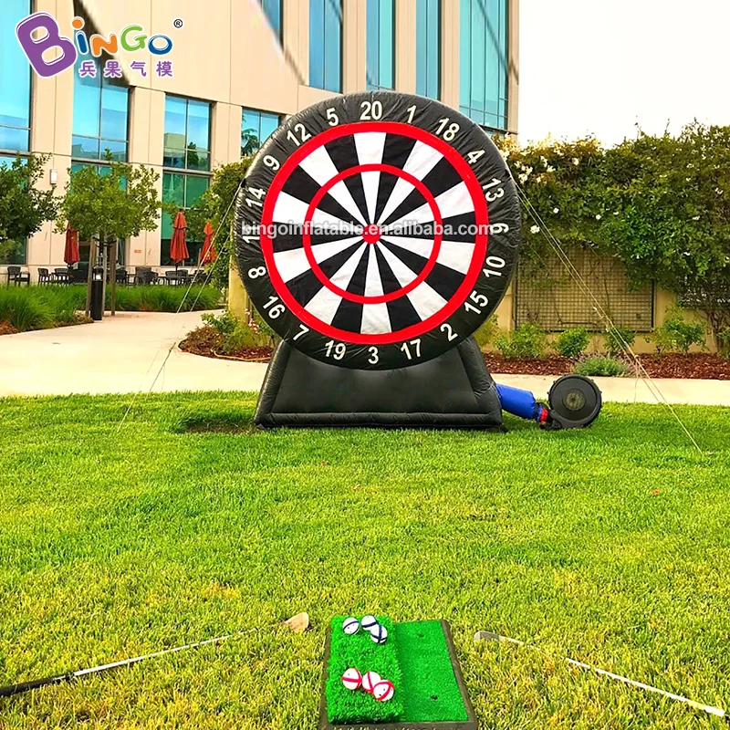 Giant 2.2m-3m Inflatable Custom Colorful Dartboard inflatable toys Funny Game for Outdoor Shooting Game-Sale