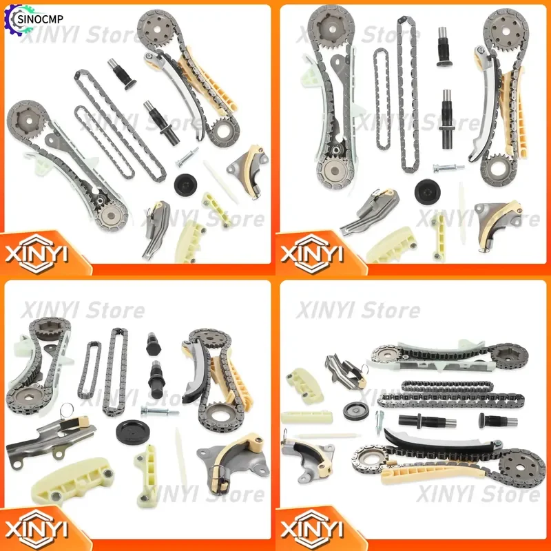Engine Timing Chain Kit for 1997-2005 Ford Explorer Ranger Mustang Mercury Mountaineer Mazda B4000 4.0L V6 Auto Parts