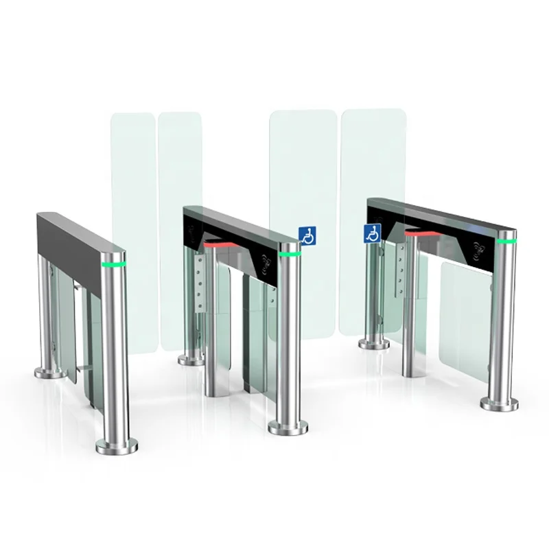 

Entrance Turnstile Swing Barrier Turnstile Gate Fast Speed Face Recognition Security Entrance Baffle Gate Turnstile Automatic