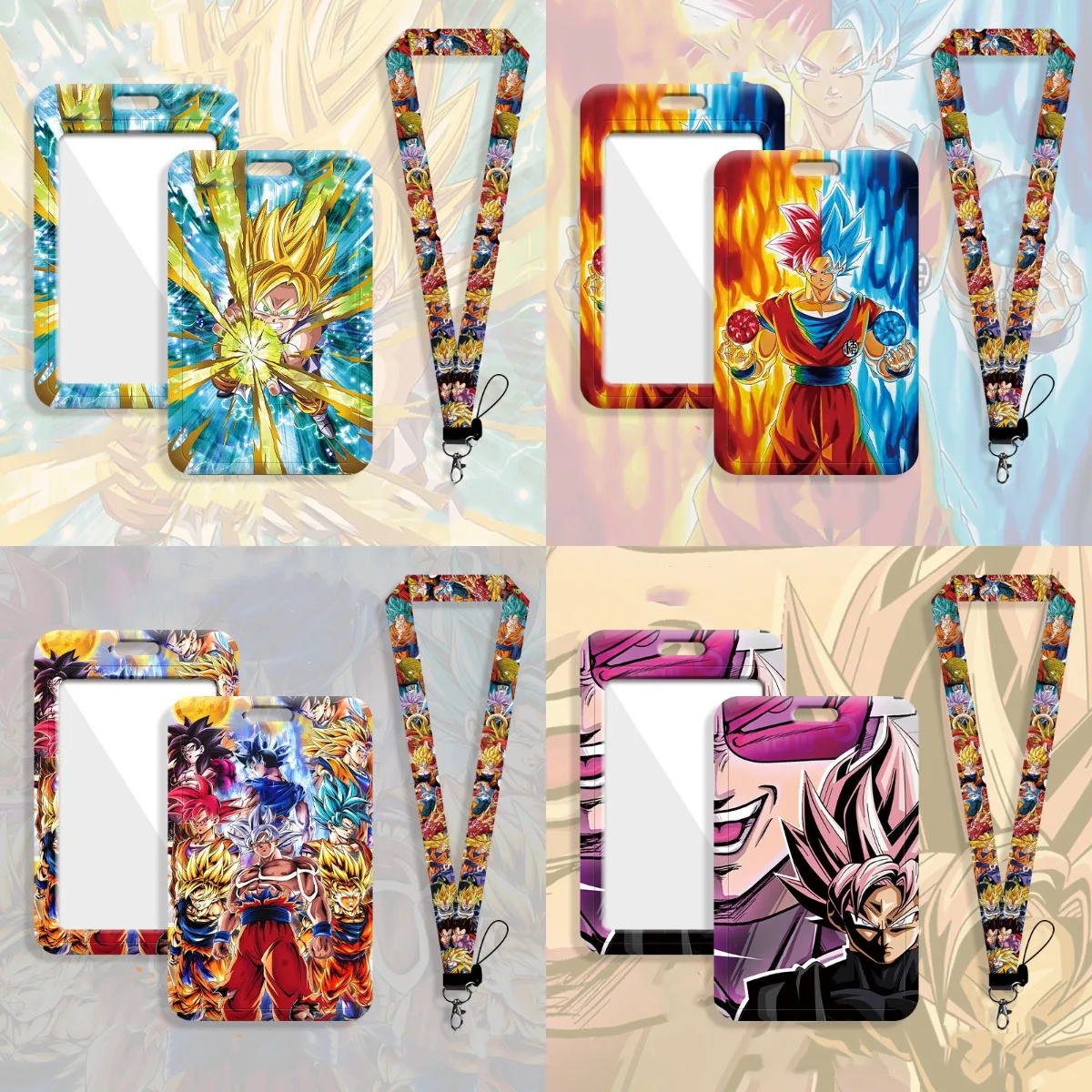 

Credential Holder Japanese Anime Lanyards for Key Neck Strap For Card Badge Gym Keychain Keyring Accessories Gifts