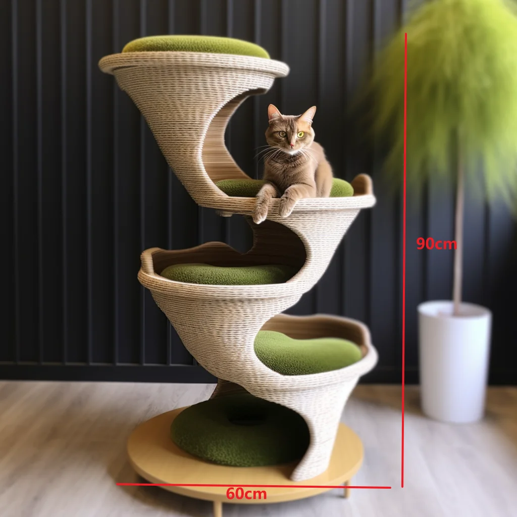 Custom Scratching Post Beautiful Cat Trees & Condos Cat Trees & Scratcher