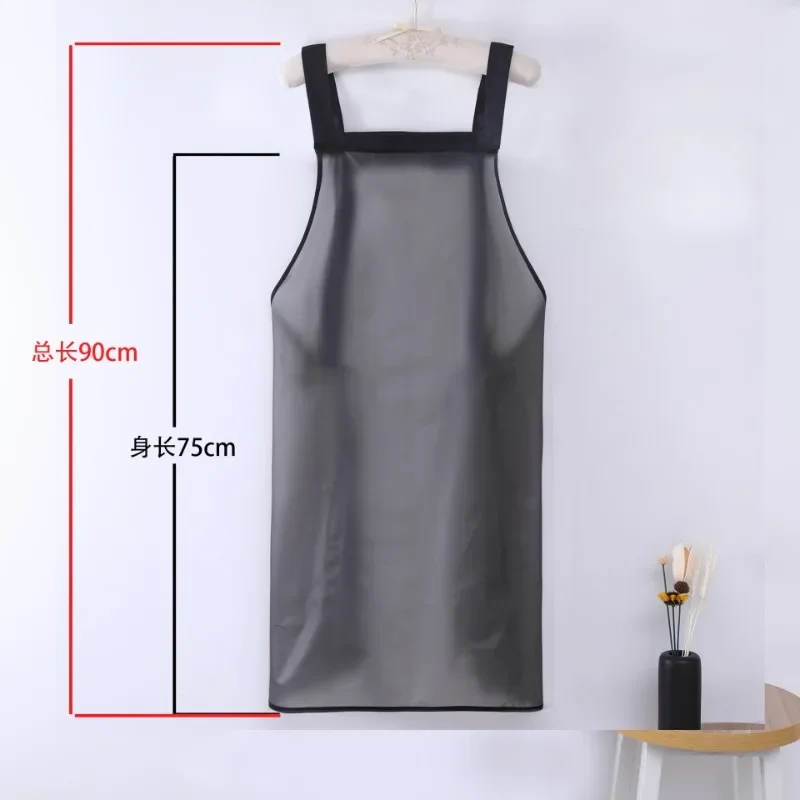 Kitchen Apron Dinner Party Cooking Apron Adult Baking Accessories Waterproof Fabric Printed Cleaning Tools